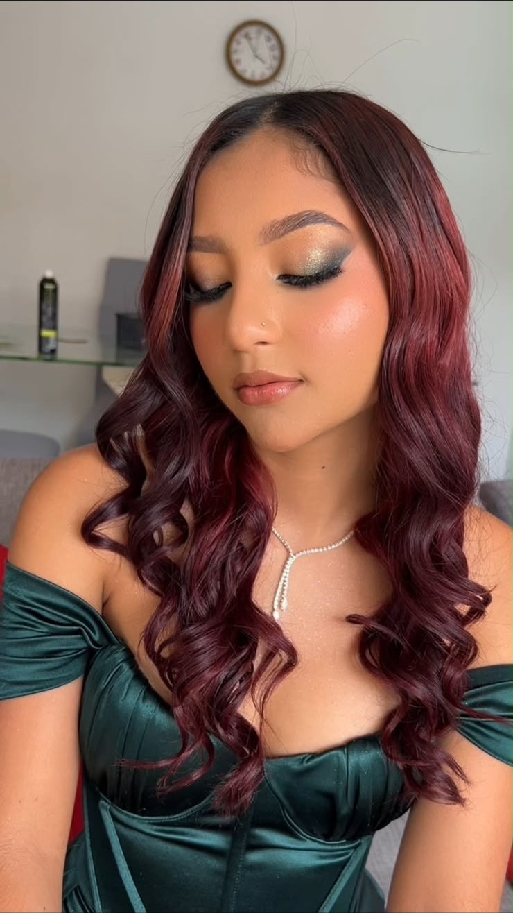 Maquillaje glam para evento por Stefany